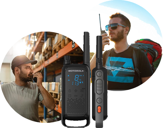 Two way radio communication equipment and users